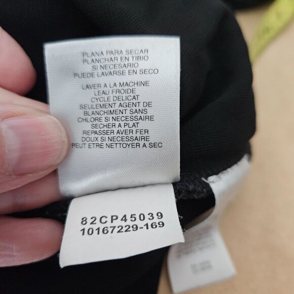 Rachel Roy Mini Short Dress Medium Black LBD Pockets Faux Wrap-Style V Neck - Picture 11 of 12